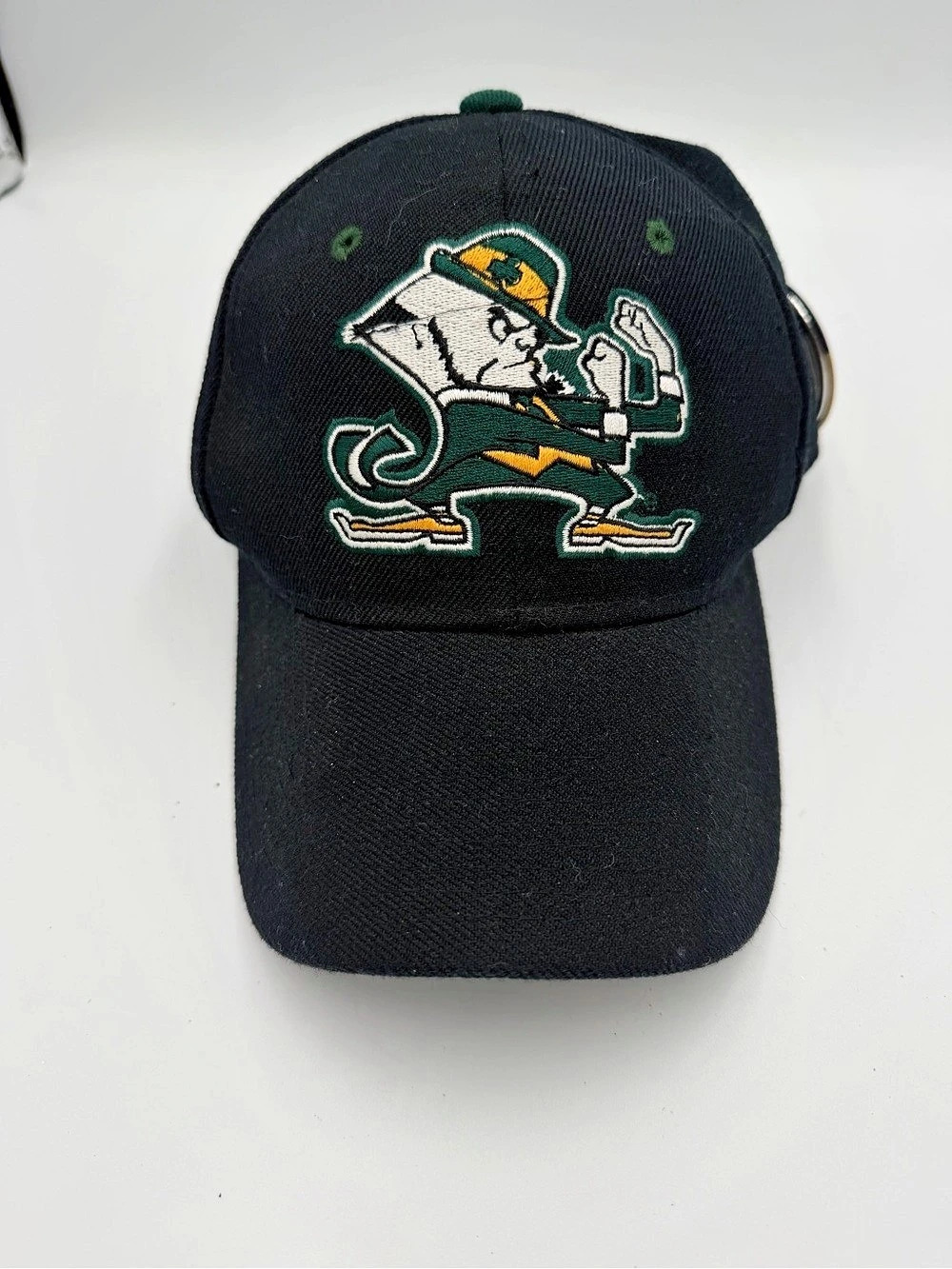 Zephyr Notre Dame Fighting Irish Z-Flex Hat Black & Green 6 3/4